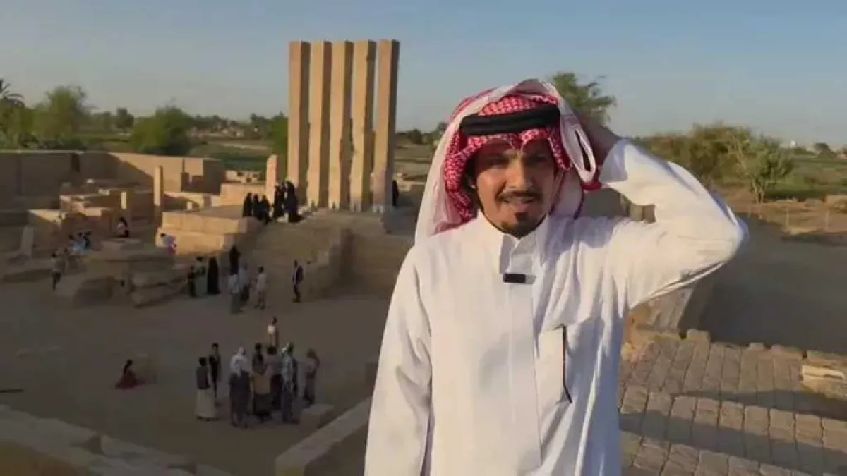 اندهاش رحالة كويتي عقب زيارته لعرش بلقيس في مارب .. وصدمة غير متوقعة بسبب ما رآه (فيديو)
