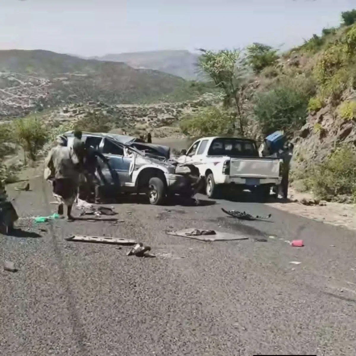 حادث مروري جديد في خط الجعاشن