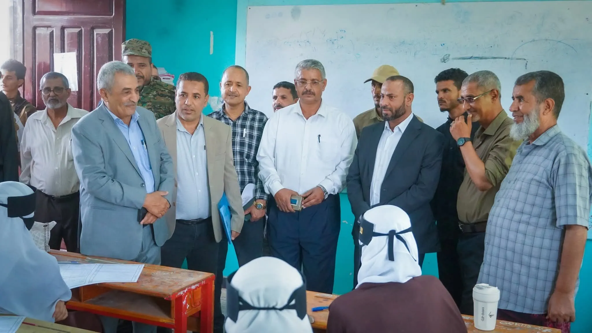 اللواء القبة يدشن اختبارات الشهادة الثانوية العامة بمحافظة الضالع