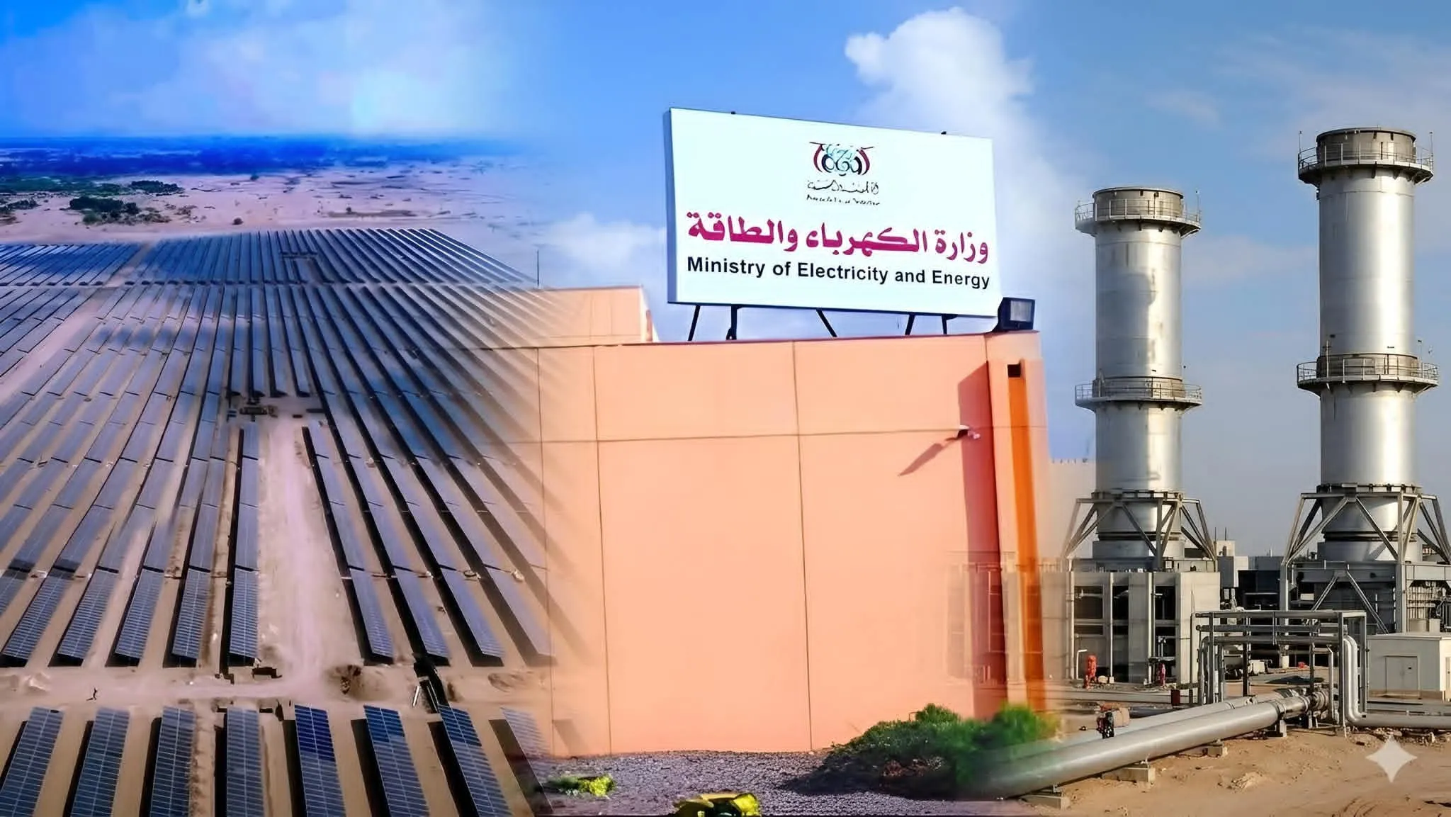 وزارة الكهرباء والطاقة تصدر بيانا حول بدء تنفيذ خطة عاجلة لرفع كفاءة التوليد تدريجياً ابتداءً من اليوم