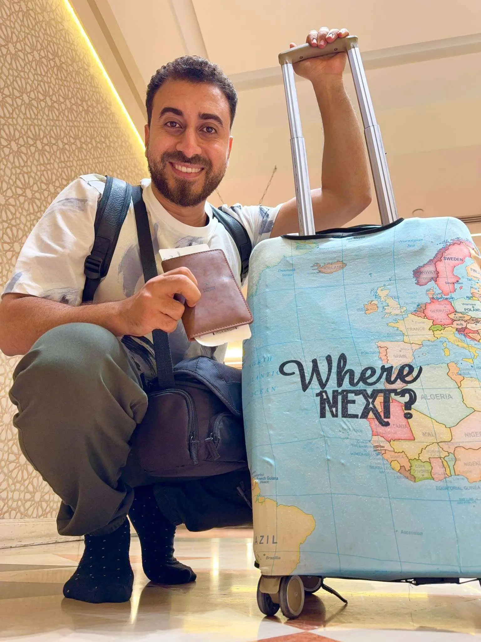 وصول البلوجر الشهير “الخميائي أحمد مجدي” إلى اليمن وسط ترحيب واسع