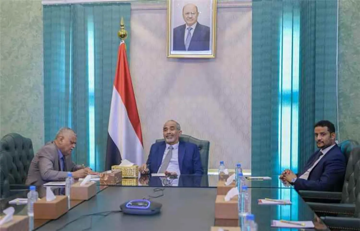 عضو مجلس القيادة محمود الصبيحي يلتقي السفير الأمريكي بمناسبة انتهاء فترة عمله
