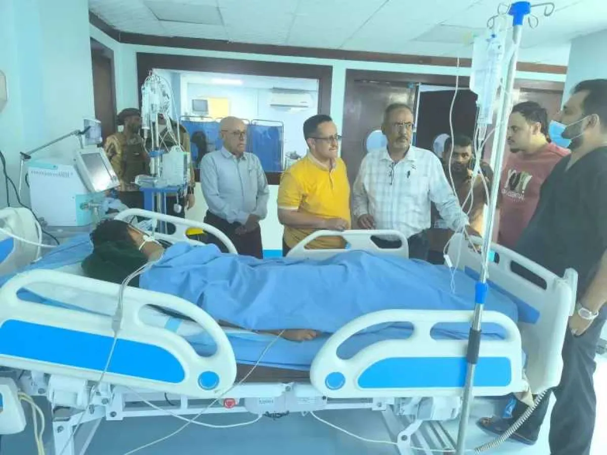 الحالمي يتحدى أمر القبض القهري ويظهر في عدن.. وهذا ما فعله داخل المستشفى!