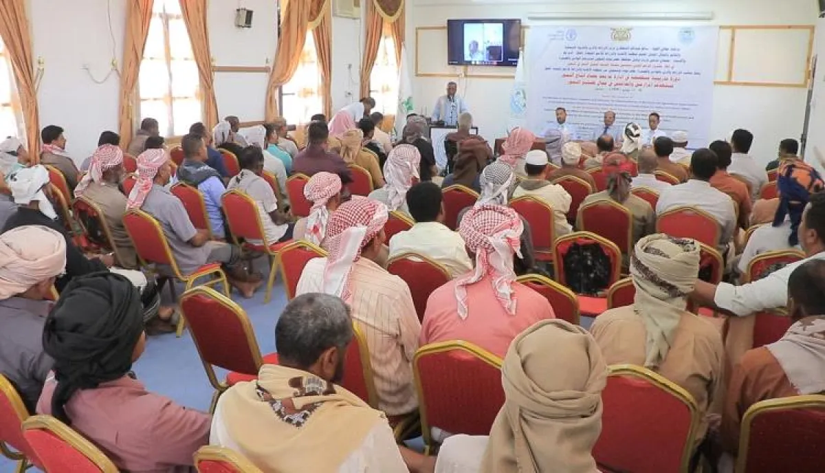بدء دورة تدريبية في إدارة ما بعد حصاد إنتاج التمور للمزارعين والعاملين في مجال تصنيع التمور بوادي حضرموت