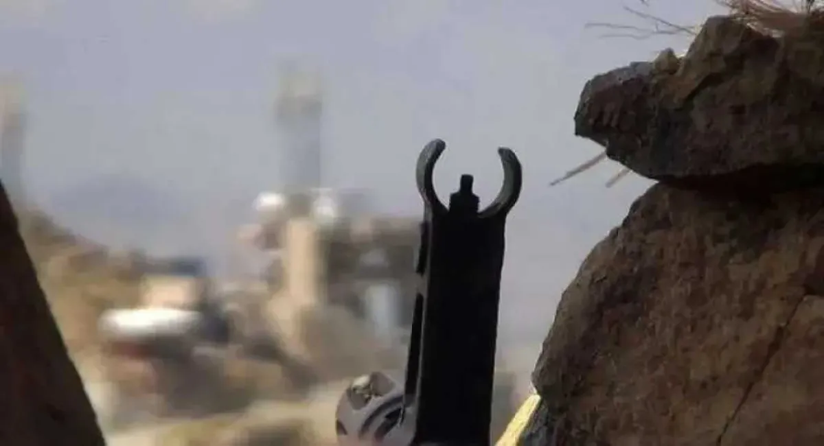 مصرع عنصر استطلاع حوثي بنيران قوات محور الضالع في جبهة مريس