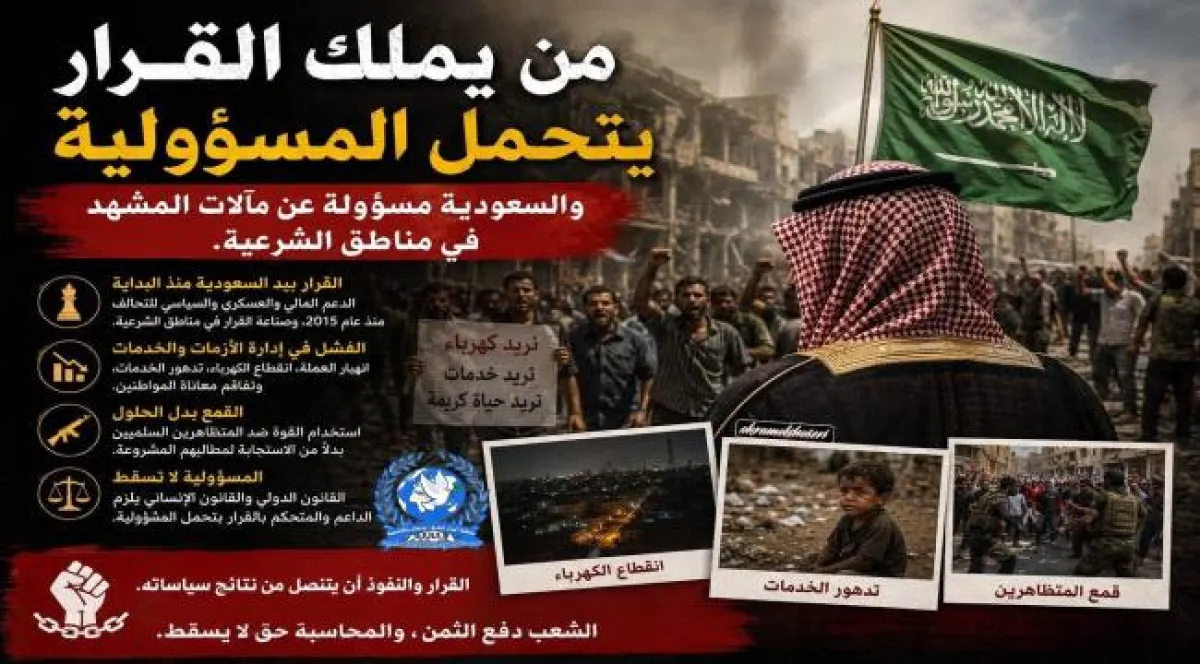 السعودية مسؤولة عن مآلات المشهد في مناطق الشرعية