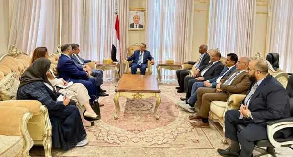 رئيس وعدد من قيادات التكتل الوطني للأحزاب والمكونات السياسية يلتقون السفير الأمريكي